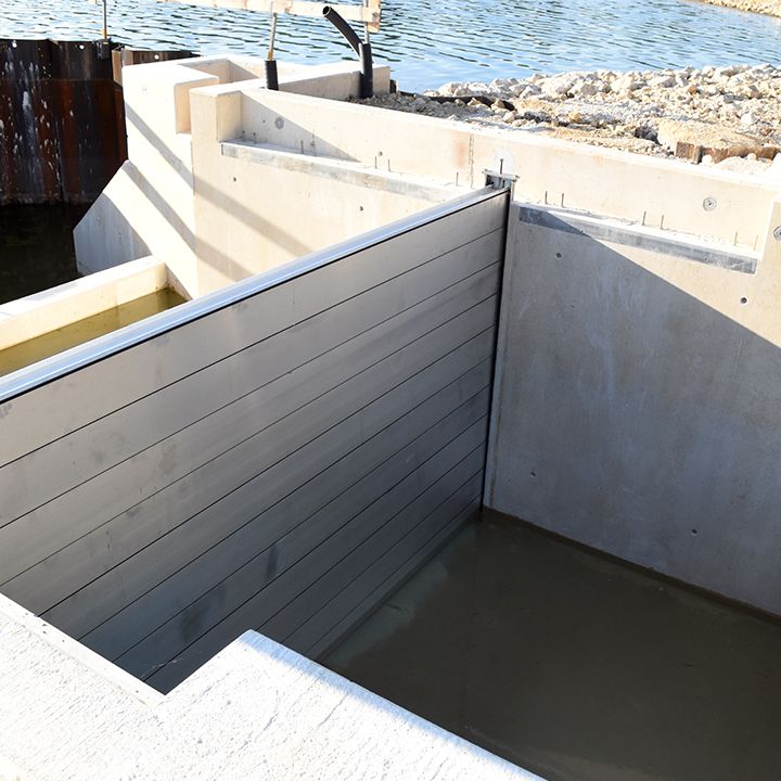 Hochwasserschutz Dammbalkensystem für das Eigenheim